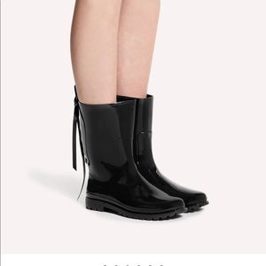 Valentino RED rain boots size 37